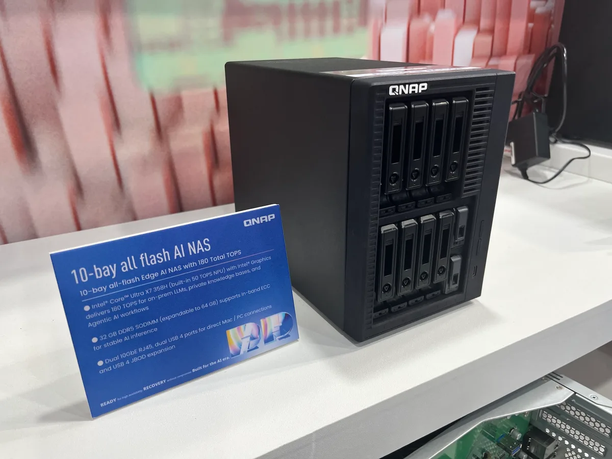 QNAP presenta su nuevo NAS compacto para hasta diez unidades