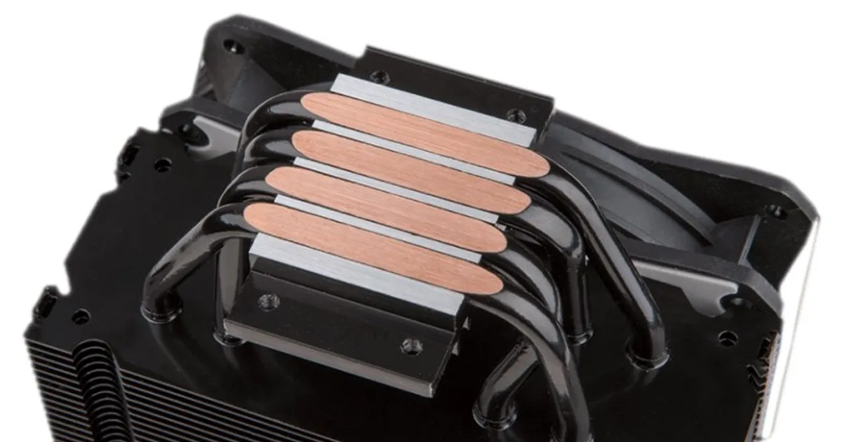Hiditec CPU COOLER C12 PWM Black (2)