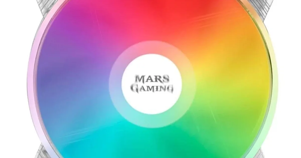Mars Gaming Ventilador MFD CHROMA RGB ULTRA-SILENT