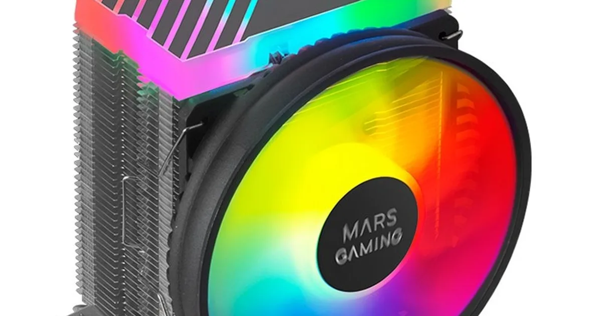 Mars Gaming ventilador MCPU33 dual argb silent 140