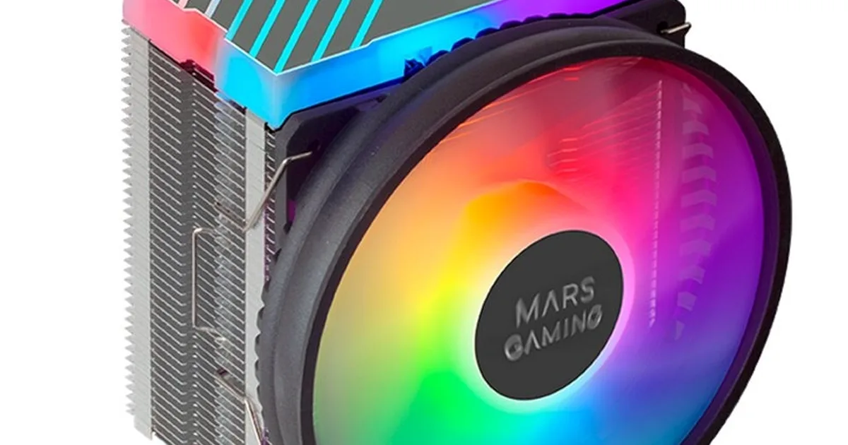 MarsGaming ventilador MCPU44 dual argb silent 160W