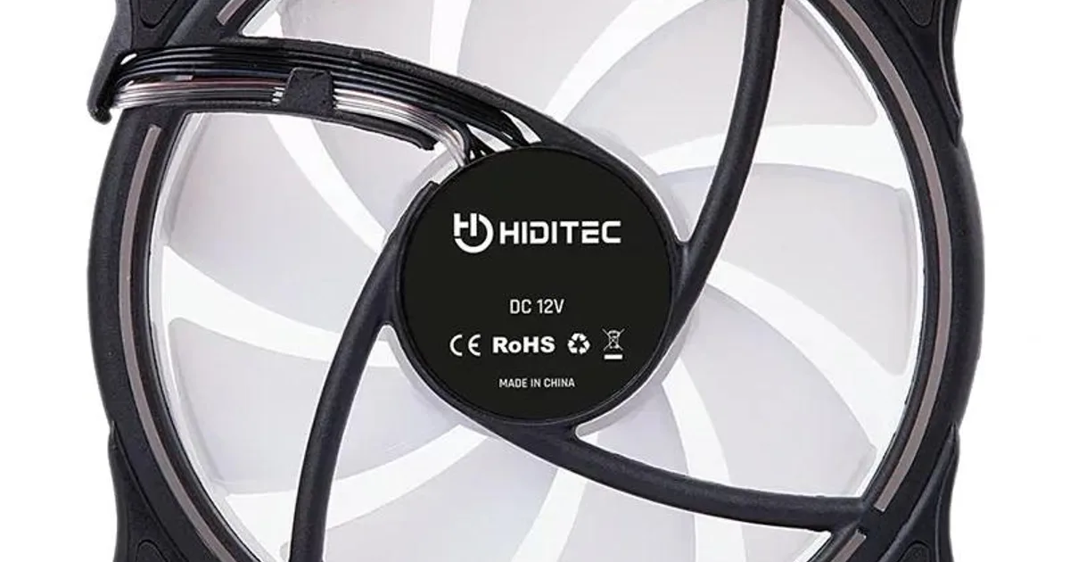 Hiditec Ventilador Gaming ARGB-N-18 BLACK 120 MM (2)