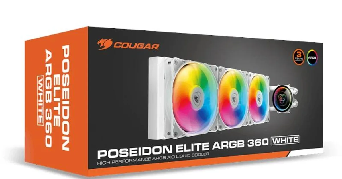 Cougar Ref. Liquid.Poseidon Elite ARGB 360 White (4)