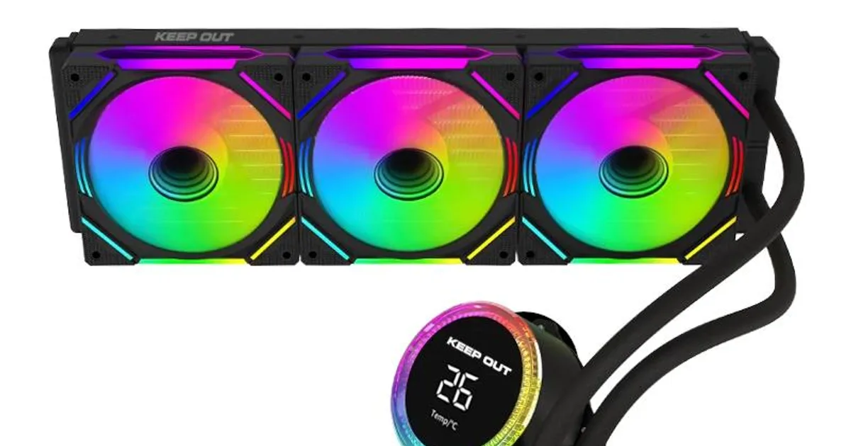 Keep out Refrig. Liquida XWC-360 PRO Display Black (2)