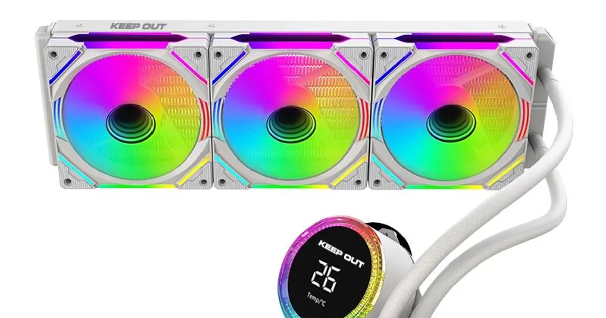 Keep out Refrig. Liquida XWC-360 PRO Display White (2)
