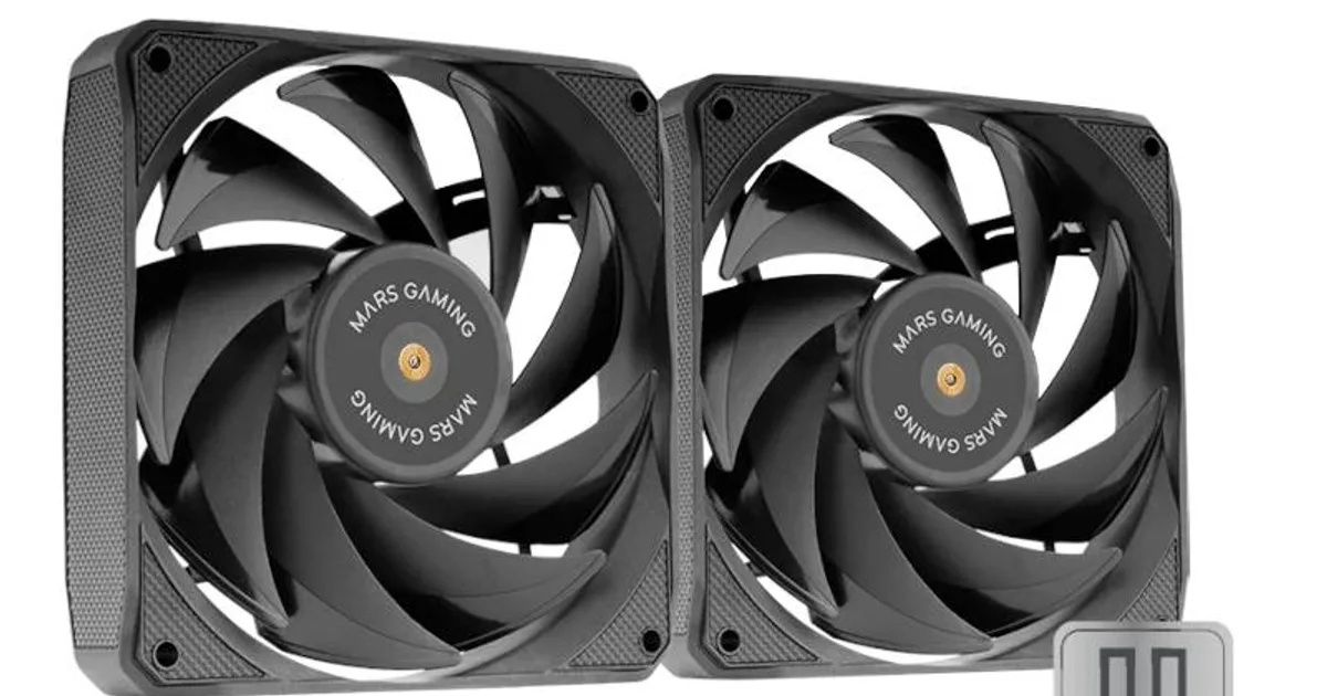 MARS GAMING KIT VENTIS 2EN1 120MM ULTRASILENCIOSO
