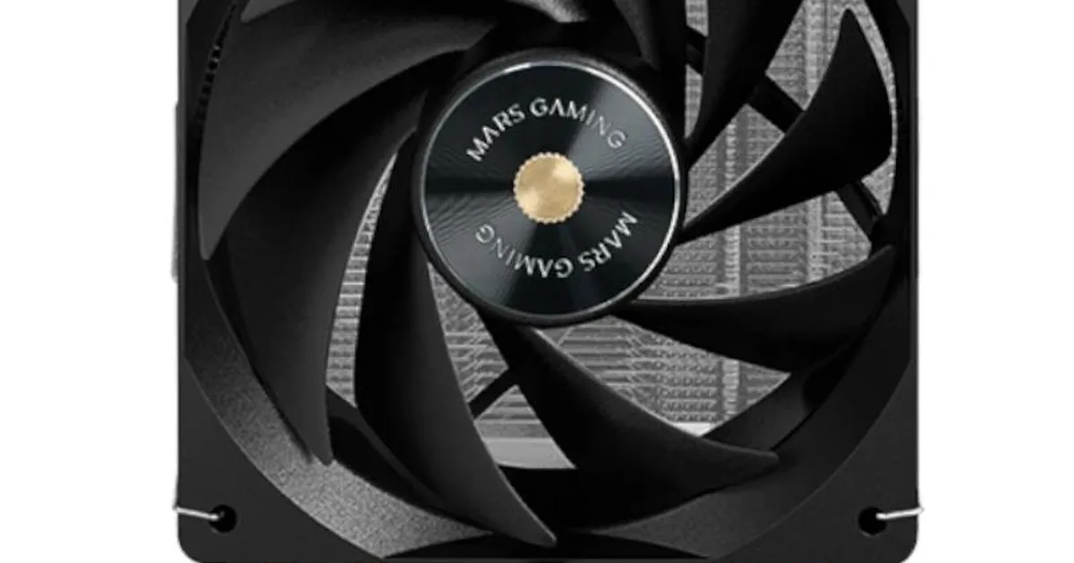MARS GAMING Ventilador MCPU-X4  120MM 220W Negro