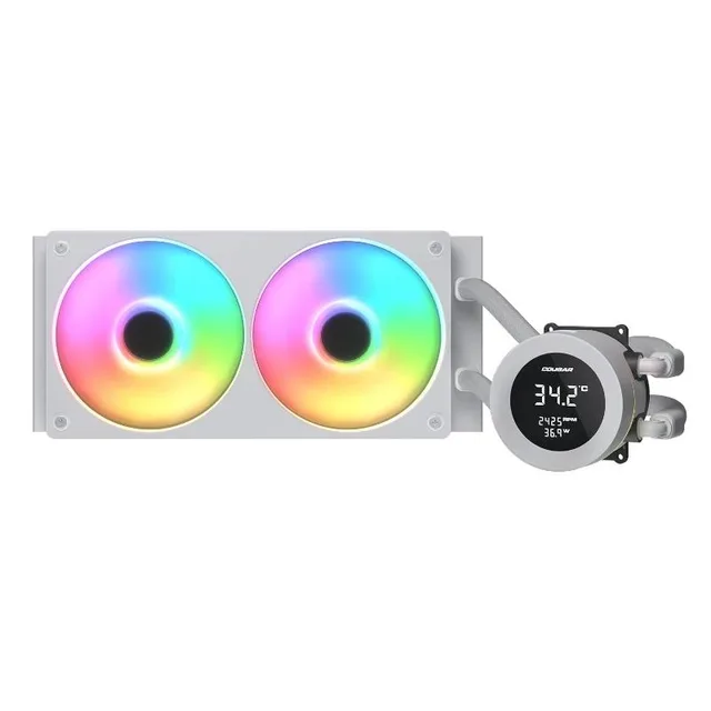 Cougar Ref. Liquid.Poseidon Vistek ARGB 240 White