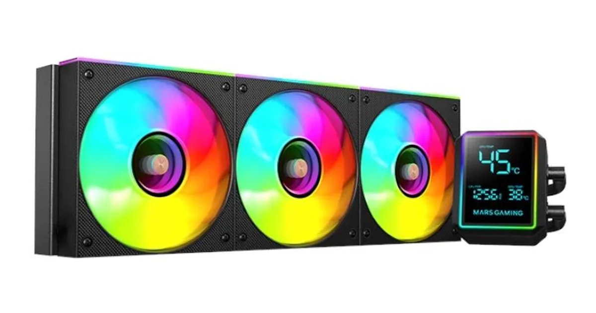 MARS GAMING Refrig. Líquida MLLCDPRO360 AIO NEGRO