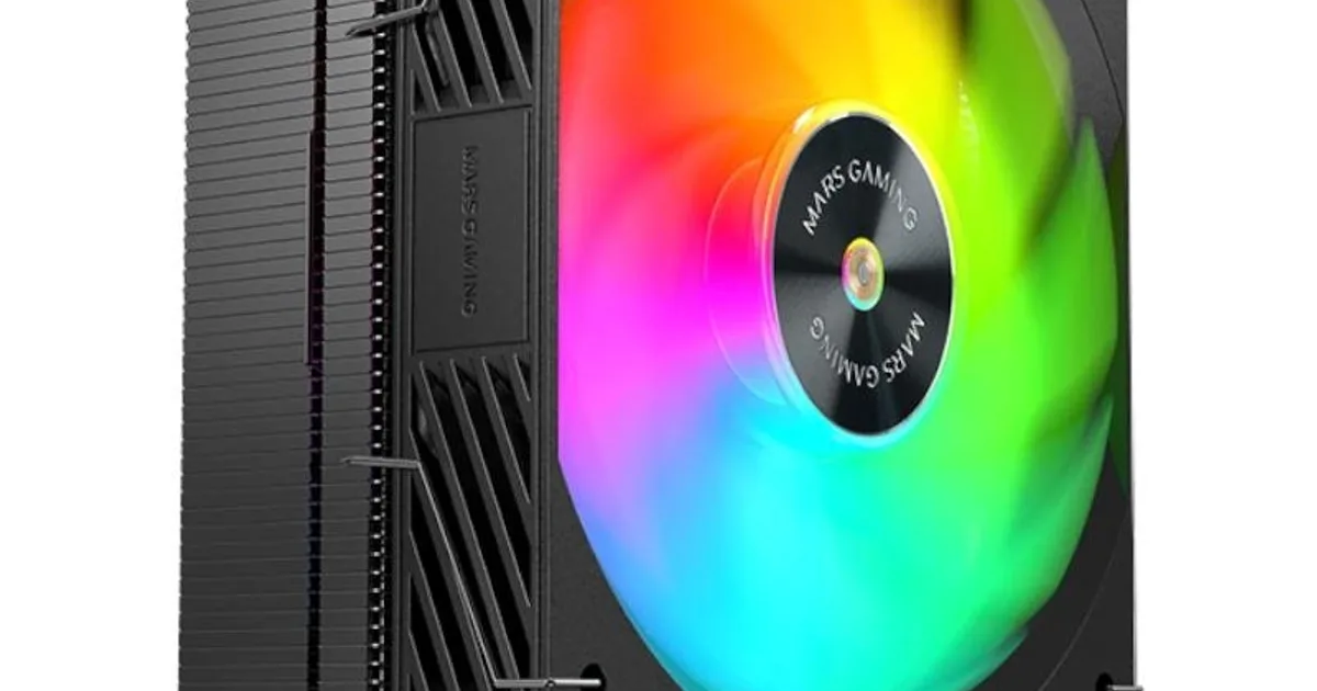MARS GAMING Ventilador CPU 280W TDP Negro