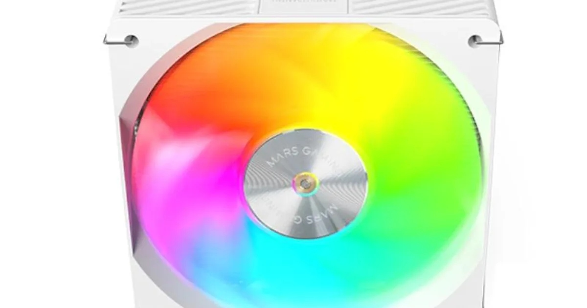 MARS GAMING  Ventilador CPU 280W TDP Blanco (2)