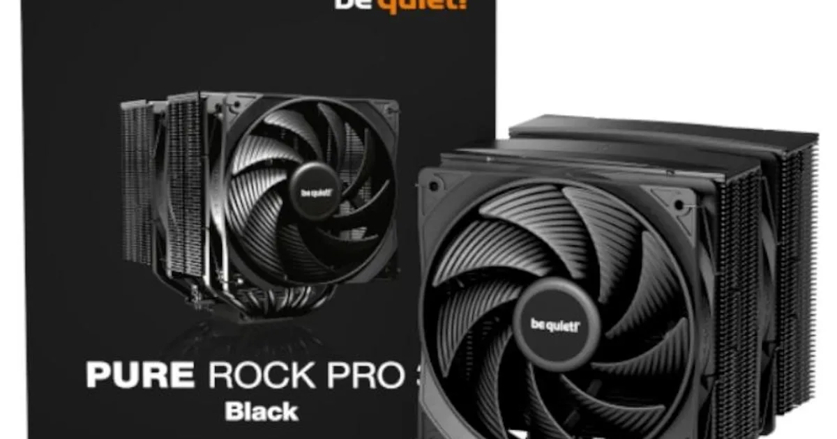 be quiet! Ventilador Pure Rock Pro 3 Black 12 cm