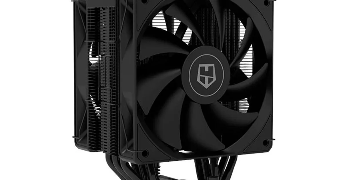 NOX Ventilador HUMMER H-200 LCD CPU LCD Dual Fan