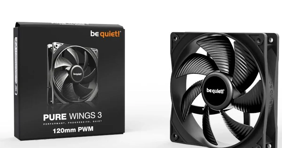 be quiet! Ventilador Pure Wings 3 120mm Negro (3)