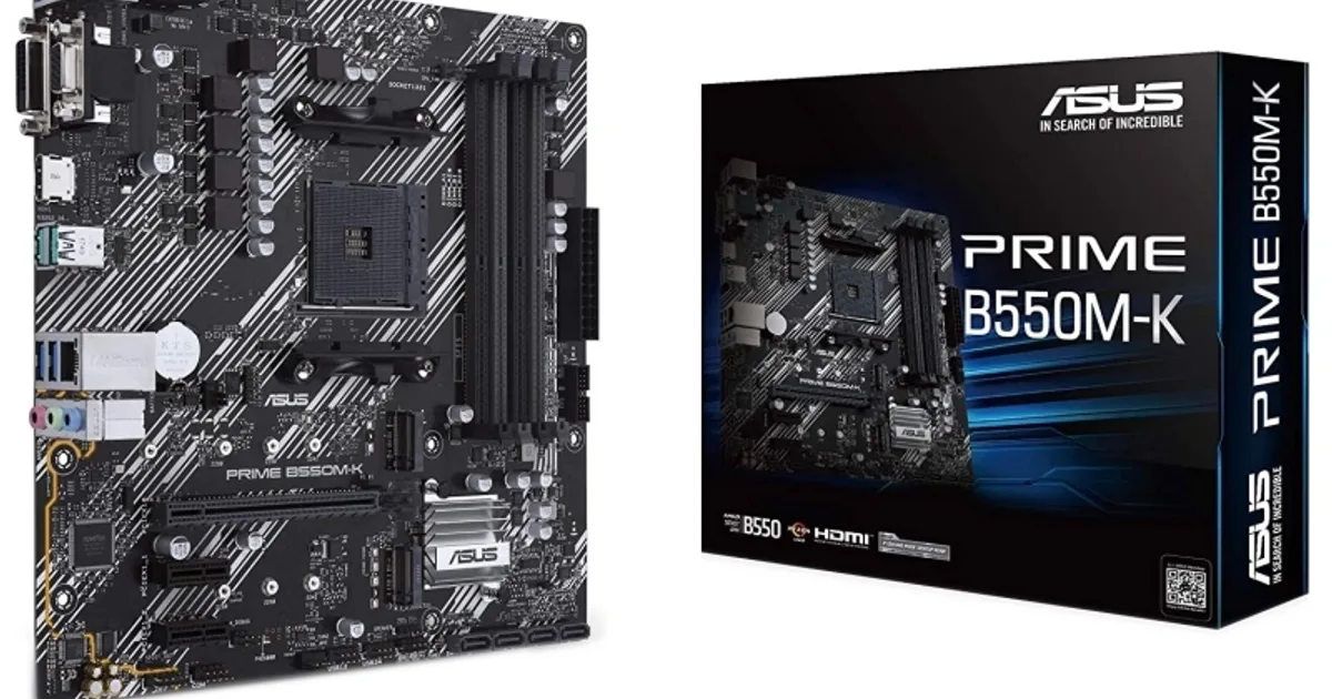 ASUS Placa Base PRIME B550M-K mATX AM4