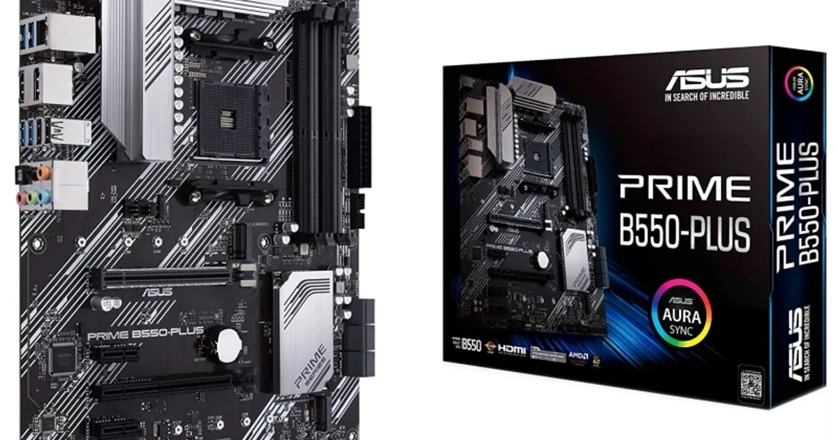 ASUS Placa Base PRIME B550-PLUS ATX AM4