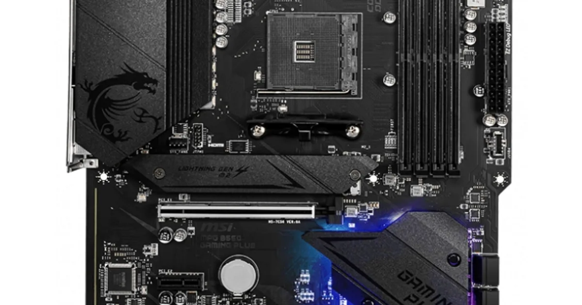 MSI Placa Base MPG B550 GAMING PLUS DDR4 ATX AM4 (2)