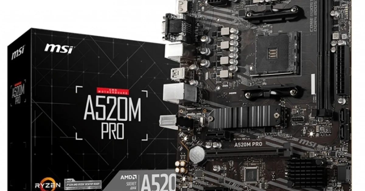MSI Placa Base A520M PRO mATX AM4
