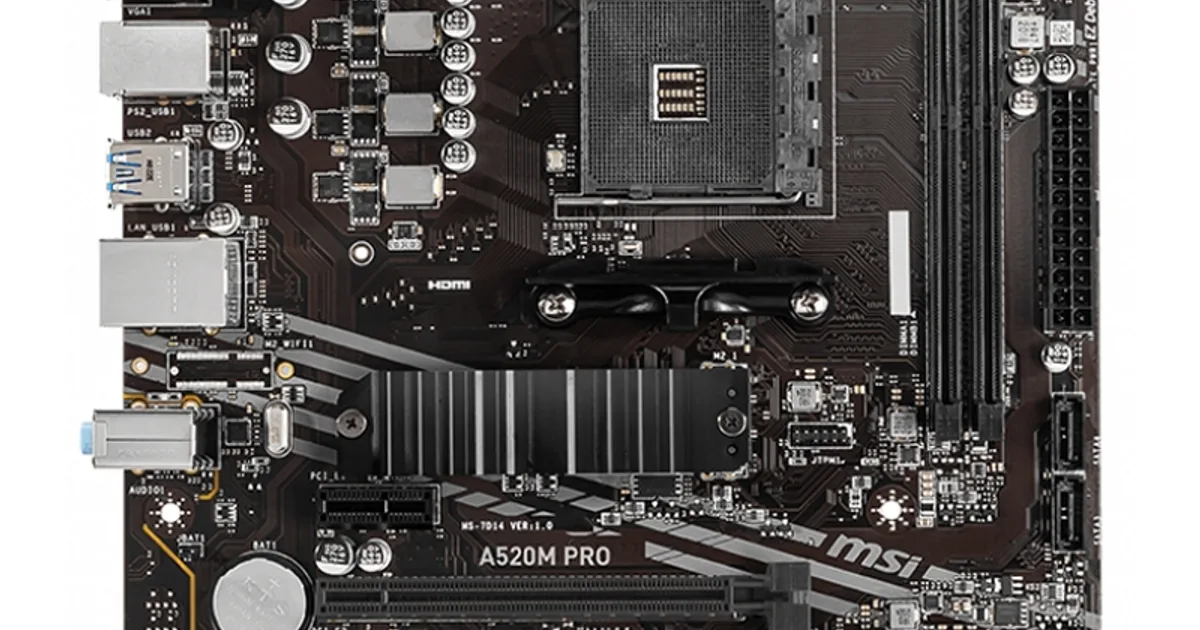 MSI Placa Base A520M PRO mATX AM4 (2)
