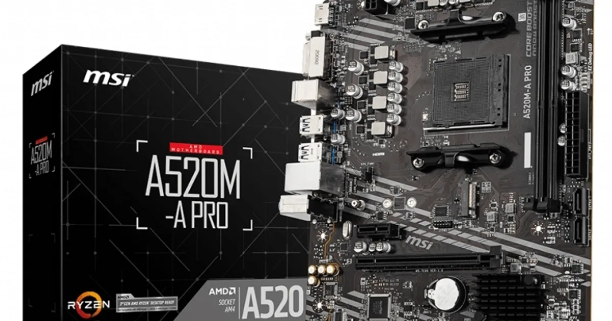 MSI Placa Base A520M-A PRO mATX AM4