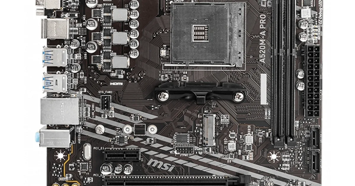 MSI Placa Base A520M-A PRO mATX AM4 (2)