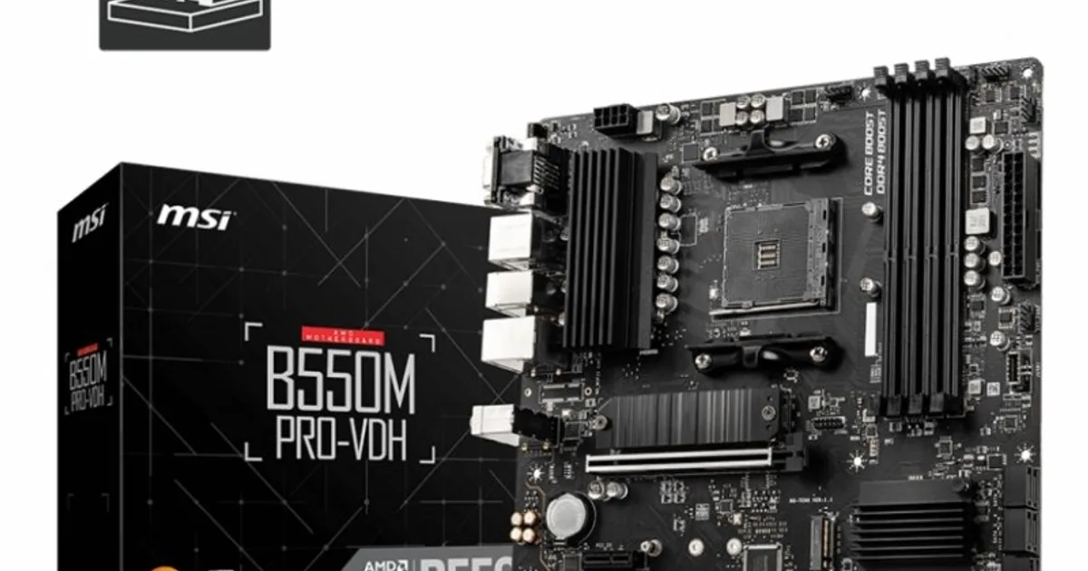 MSI Placa Base B550M PRO-VDH mATX AM4