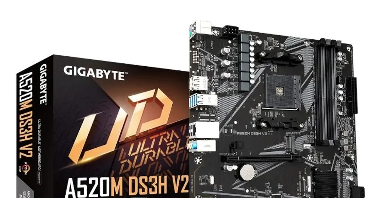 Gigabyte Placa Base A520M DS3H V2  mATX AM4