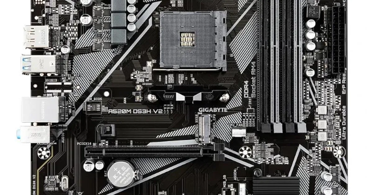 Gigabyte Placa Base A520M DS3H V2  mATX AM4 (2)