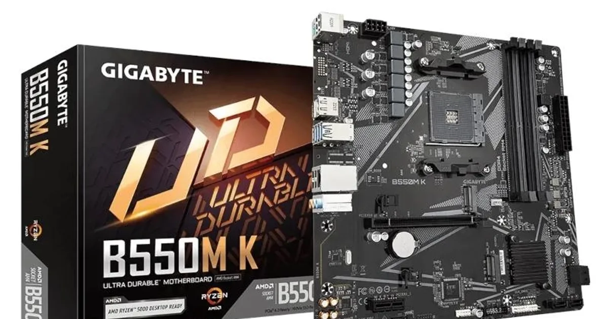 Gigabyte Placa Base B550M K mATX AM4