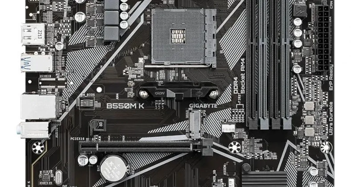Gigabyte Placa Base B550M K mATX AM4 (2)