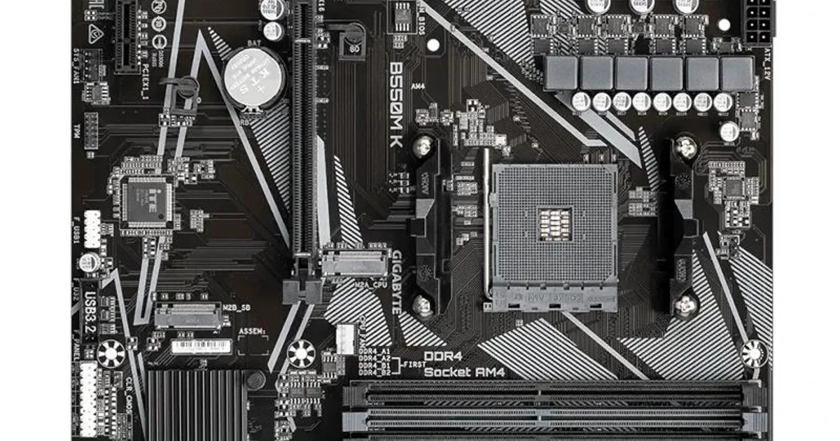 Gigabyte Placa Base B550M K mATX AM4 (3)