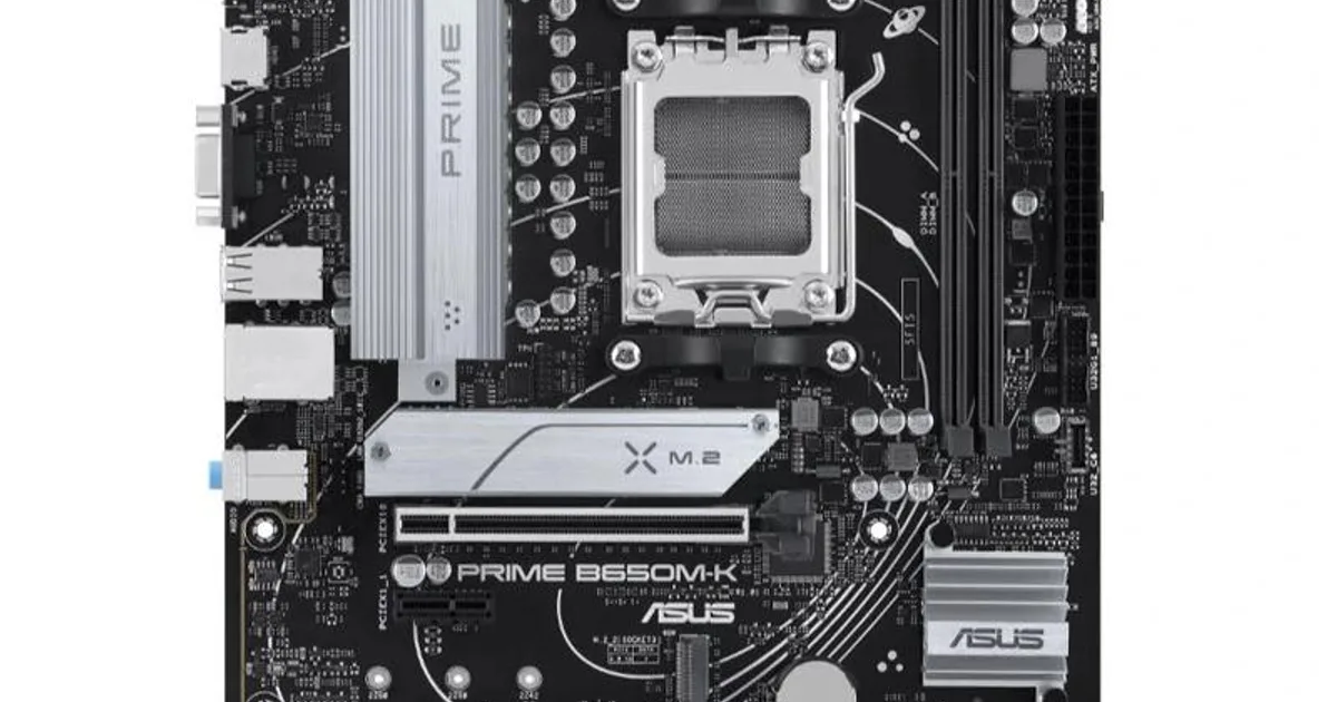 ASUS Placa Base PRIME B650M-K mATX AM5 (2)