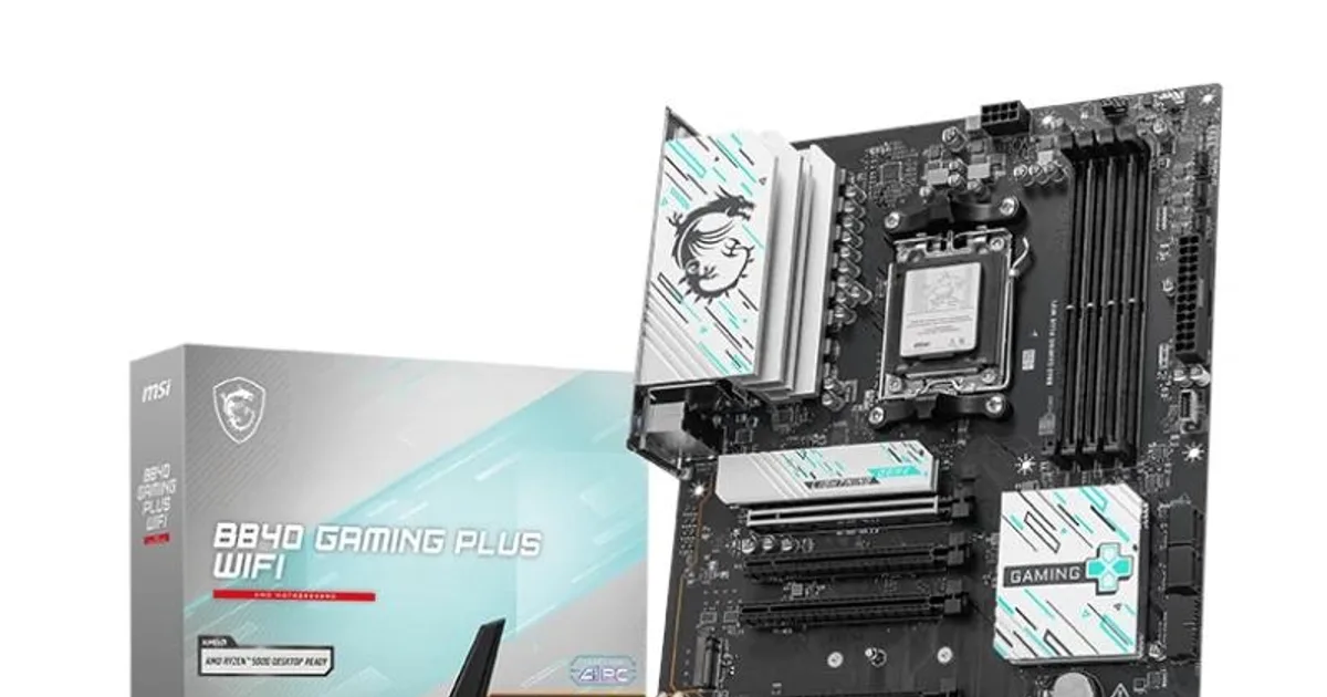 MSI Placa Base B840 GAMING PLUS WIFI DDR5 ATX AM5