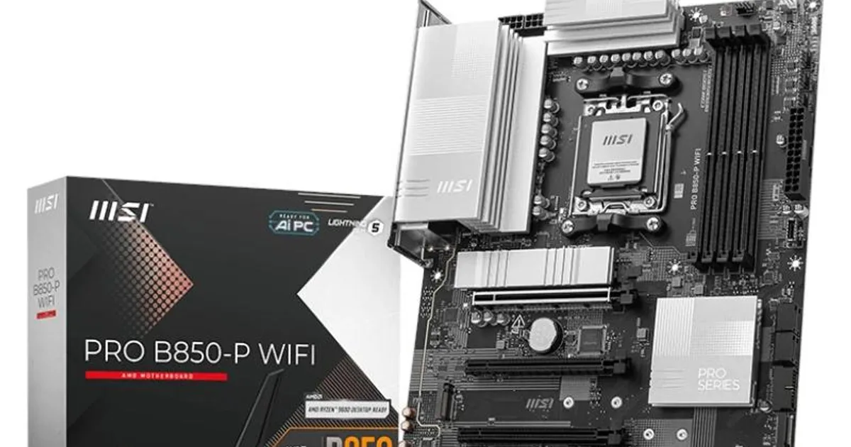 MSI Placa Base PRO B850-P WIFI DDR5 ATX AM5 (3)