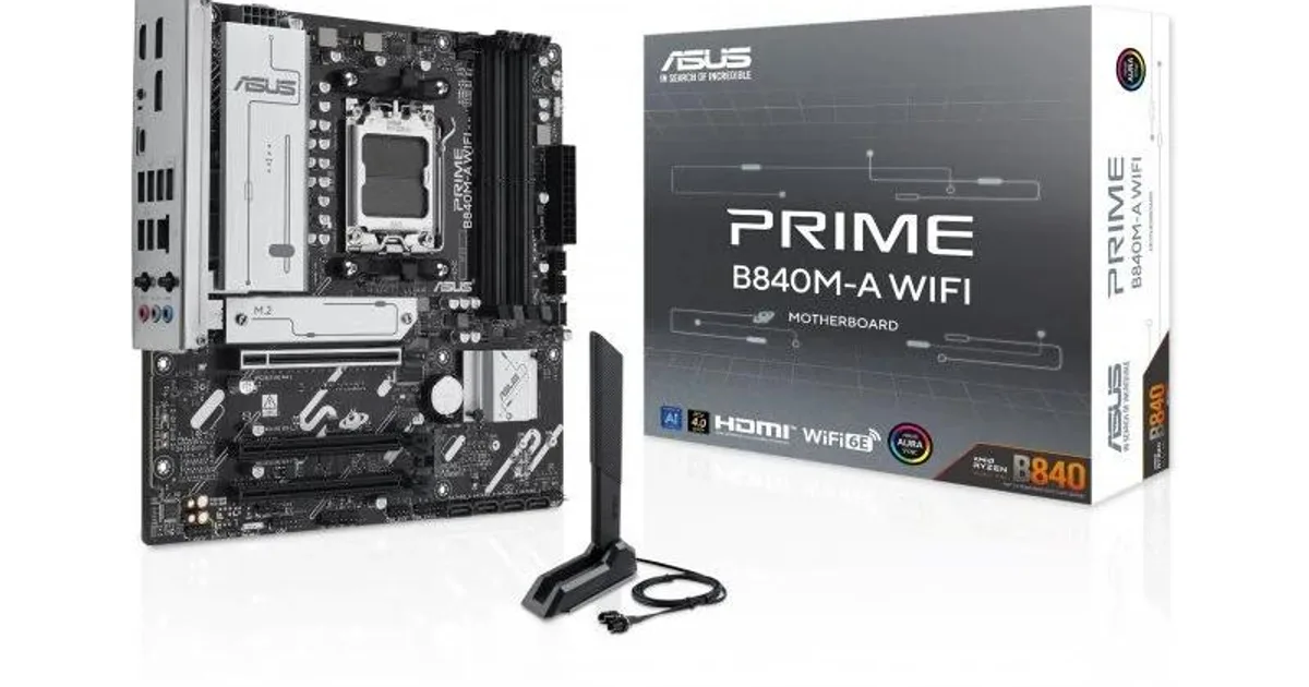 ASUS PLACA BASE PRIME B840M-A WIFI mATX AM5 (3)