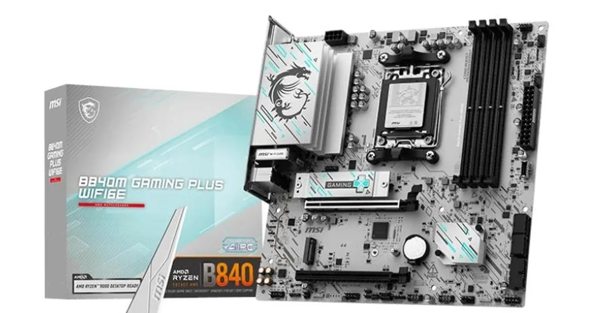 MSI Placa Base B840M GAMING PLUS WIFI6E DDR5 mATX