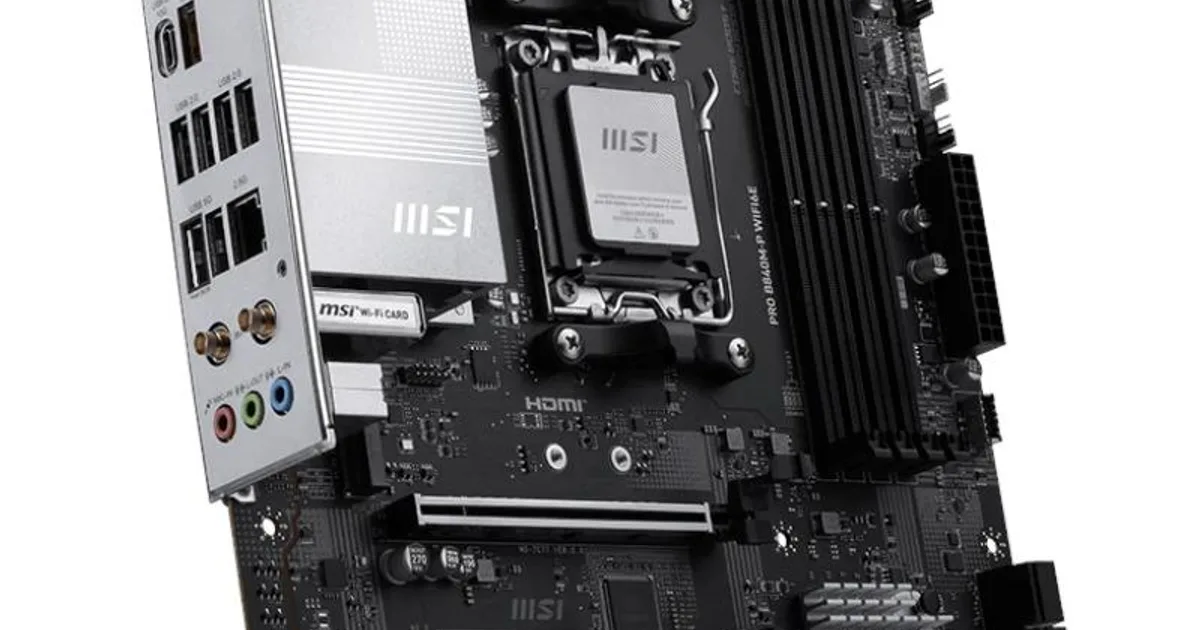 MSI Placa Base PRO B840M-P WIFI6E DDR5 mATX (3)