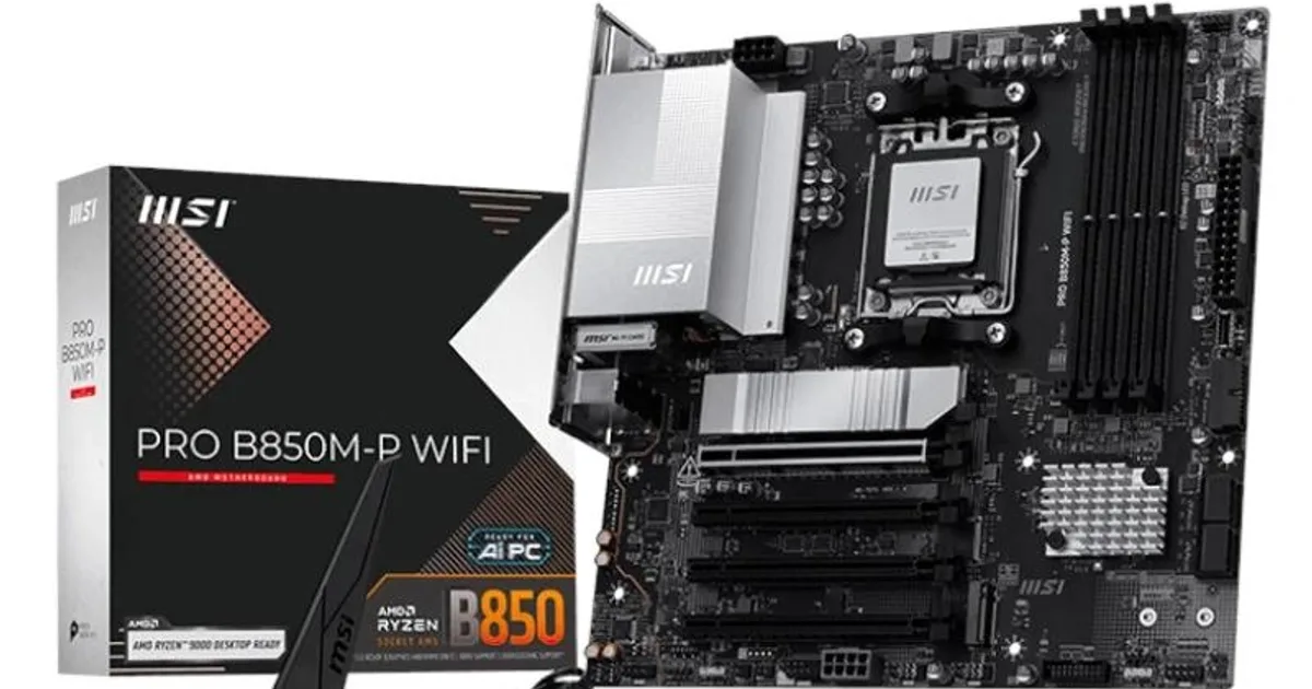 MSI Placa Base PRO B850M-P DDR5 WIFI AM5