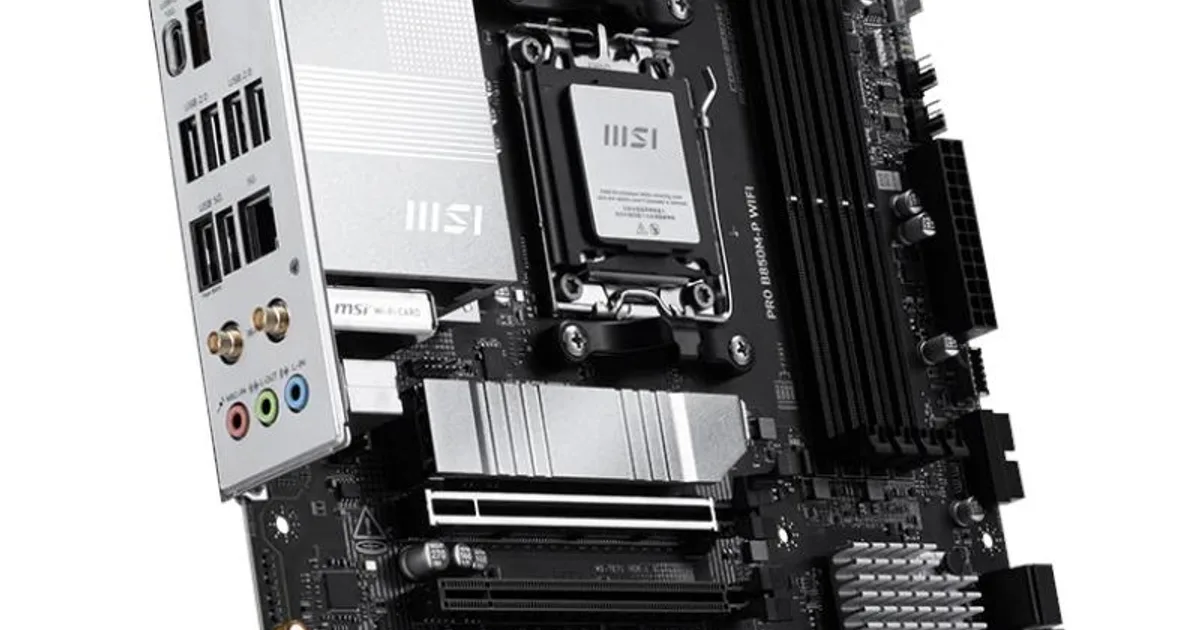 MSI Placa Base PRO B850M-P DDR5 WIFI AM5 (3)