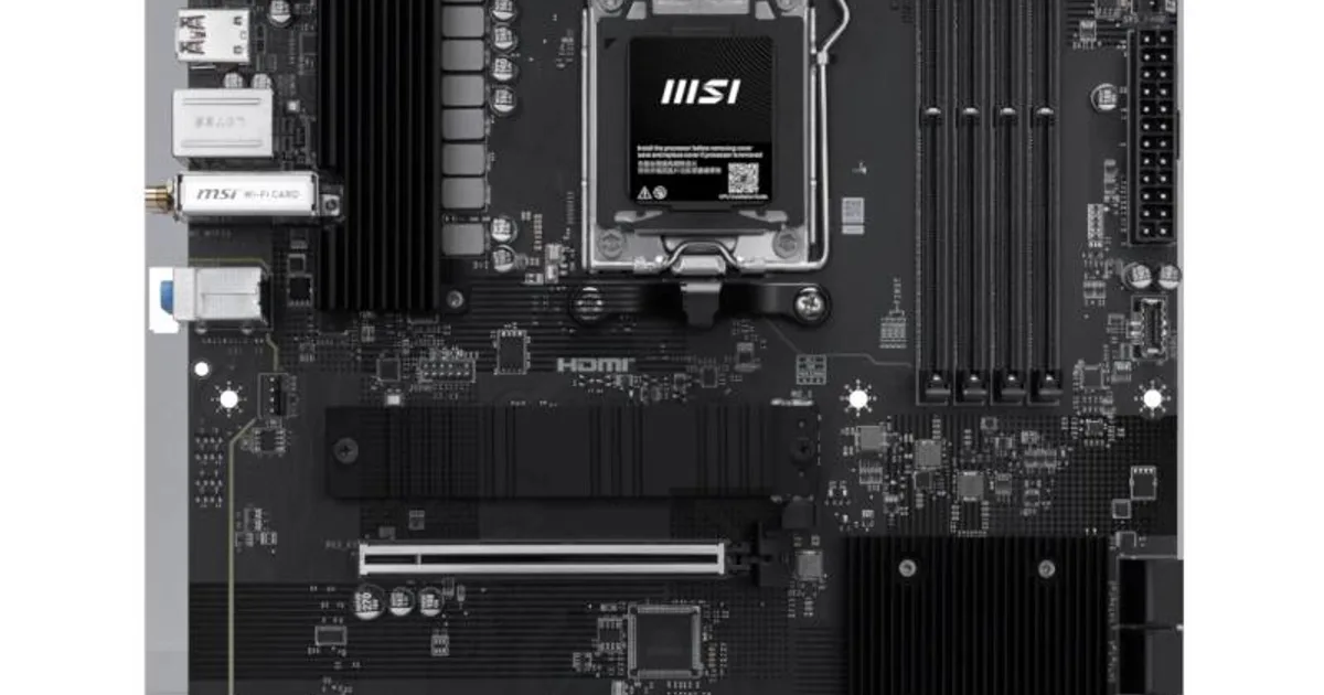 MSI Placa Base PRO B850-S WIFI6E DDR5 ATX AM5 (2)