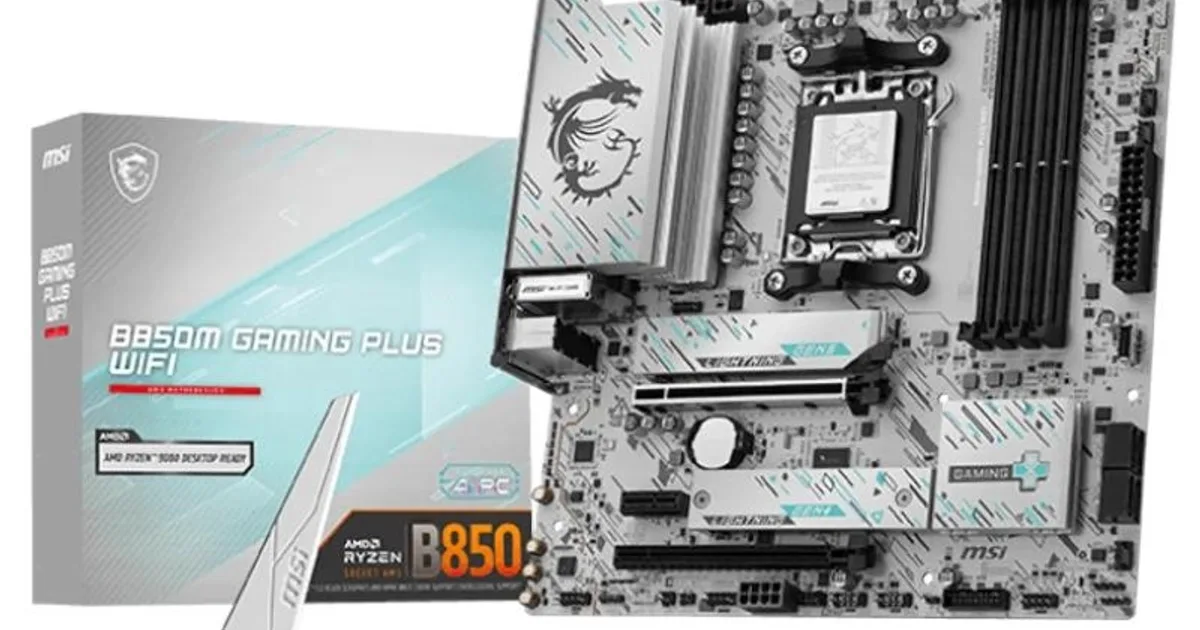 MSI Placa Base B850M GAMING PLUS WIFI6E DDR5  mATX