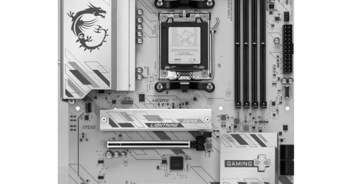 MSI Placa Base B850 GAMING PLUS WIFI6E DDR5 ATX AM (2)
