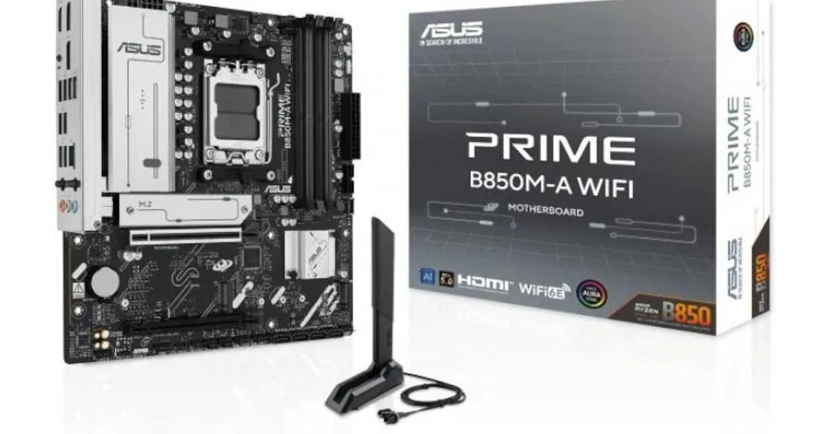 ASUS Placa Base PRIME B850M A WIFI mATX AM5 (4)