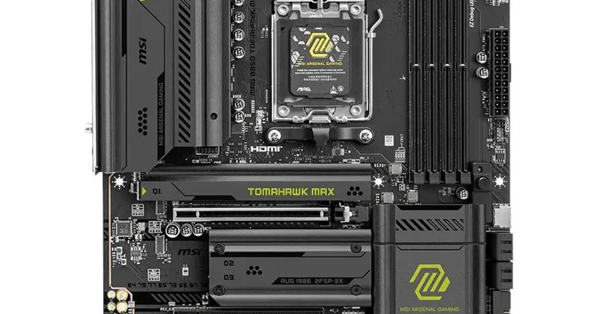 MSI Placa Base MAG B850 TOMAHAWK WIFI DDR5 ATX (2)