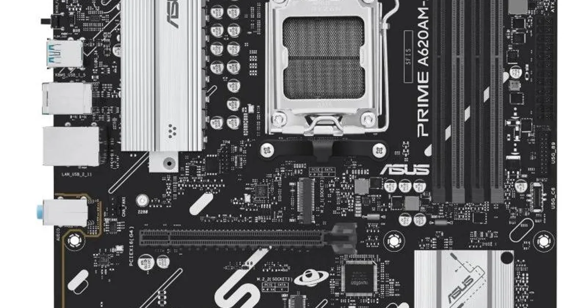 ASUS Placa Base PRIME A620AM-A-CSM mATX AM5 (2)