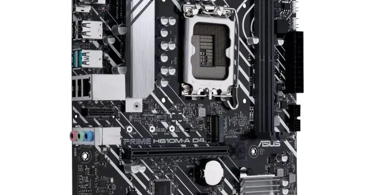 ASUS Placa Base PRIME H610M-A CSM D4  mATX 1700 (2)