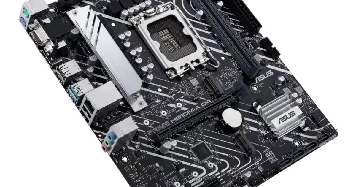 ASUS Placa Base PRIME H610M-A CSM D4  mATX 1700 (3)