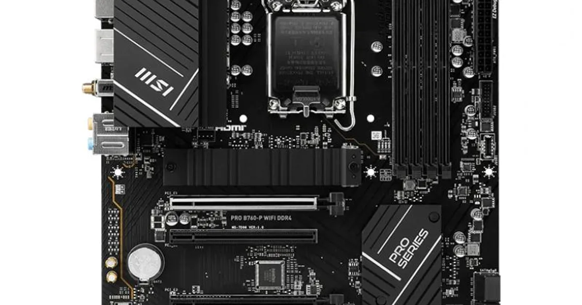 MSI Placa Base PRO B760-P WIFI DDR4 ATX LGA1700 (4)