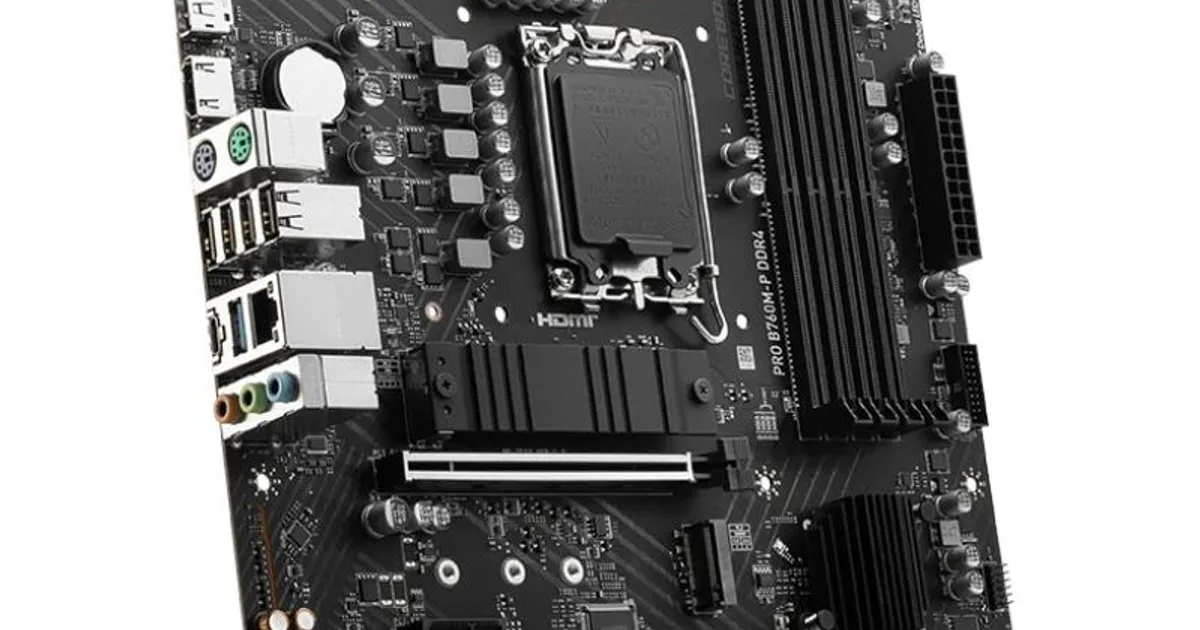 MSI Placa Base PRO B760M-P DDR4 mATX LGA1700 (3)
