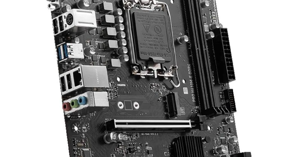 MSI Placa Base PRO H610M-E DDR4 mATX 1700 (3)